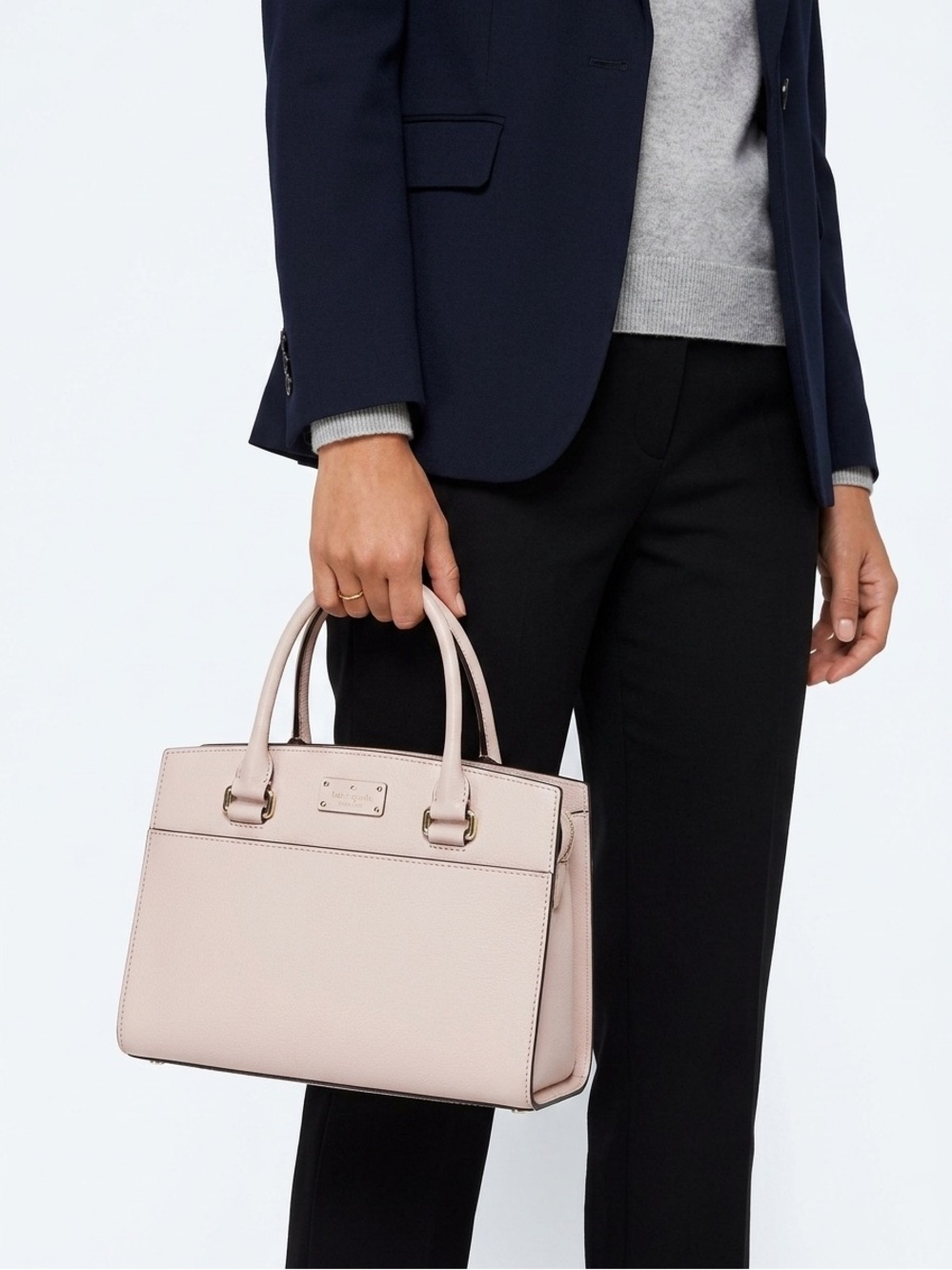 KATE SPADE EUC ‘STACI’ CROSSBODY SATCHEL IN A SOFT PASTEL PINK HUE